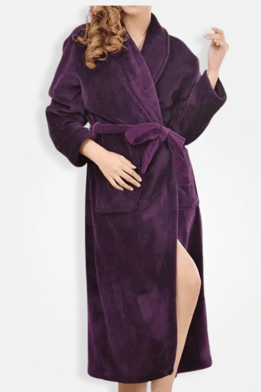 Peignoir femme / Étreinte Boréale Violet / M