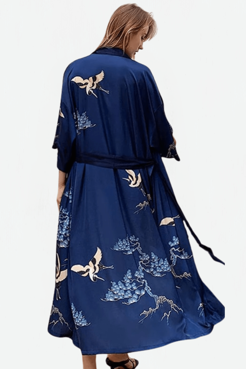 Peignoir Femme / L'Oiseau TU / Bleu