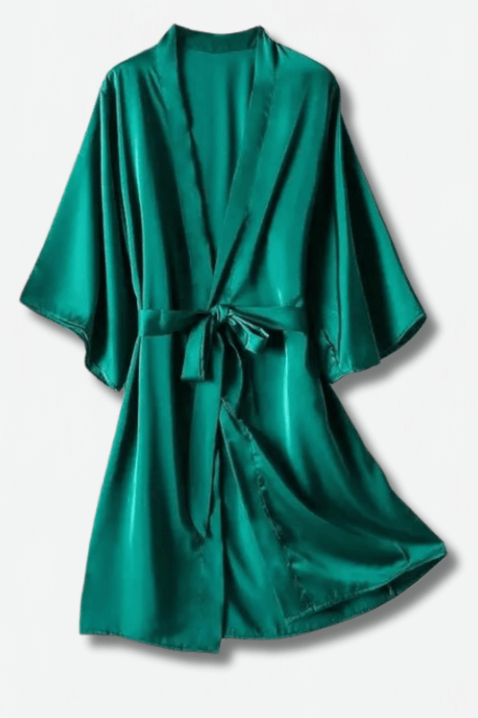 Peignoir Femme / Le Satiné Vert M / Vert