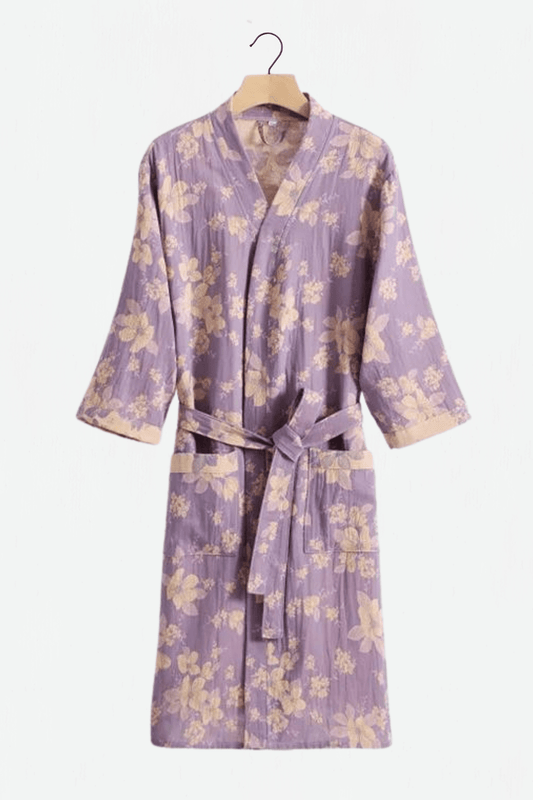 Peignoir Femme / Le Vintage Mauve M / Mauve