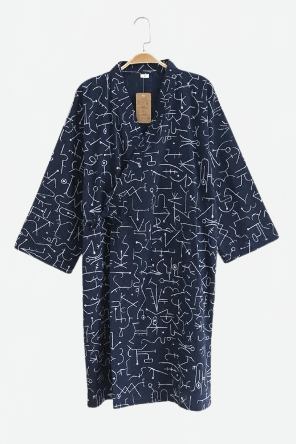 Peignoir Homme / Le Border M / Bleu