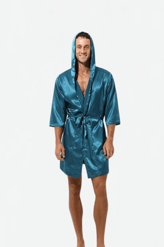 Peignoir Homme / Le Boxeur Turquoise M / Turquoise