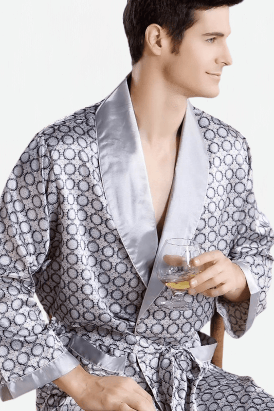 Peignoir Homme / Le Luxueux M / Argent