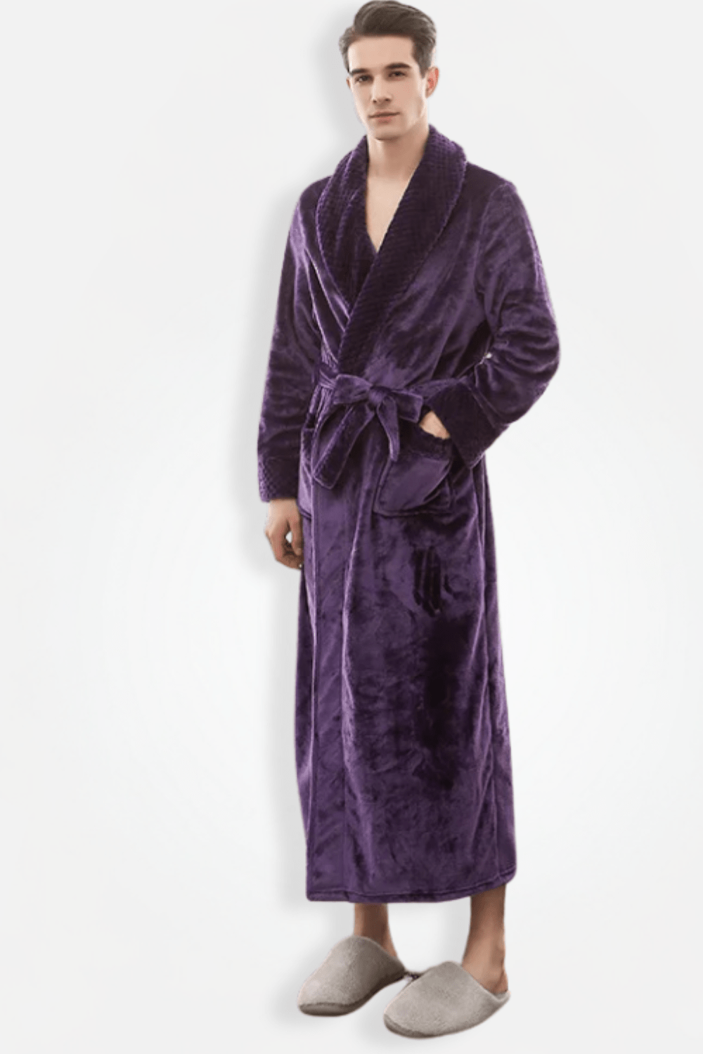 Peignoir homme / Raffinement Arctique Violet / M